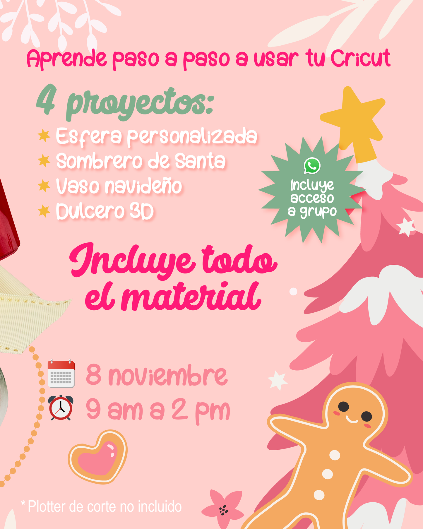 Curso Magia Navideña con Cricut