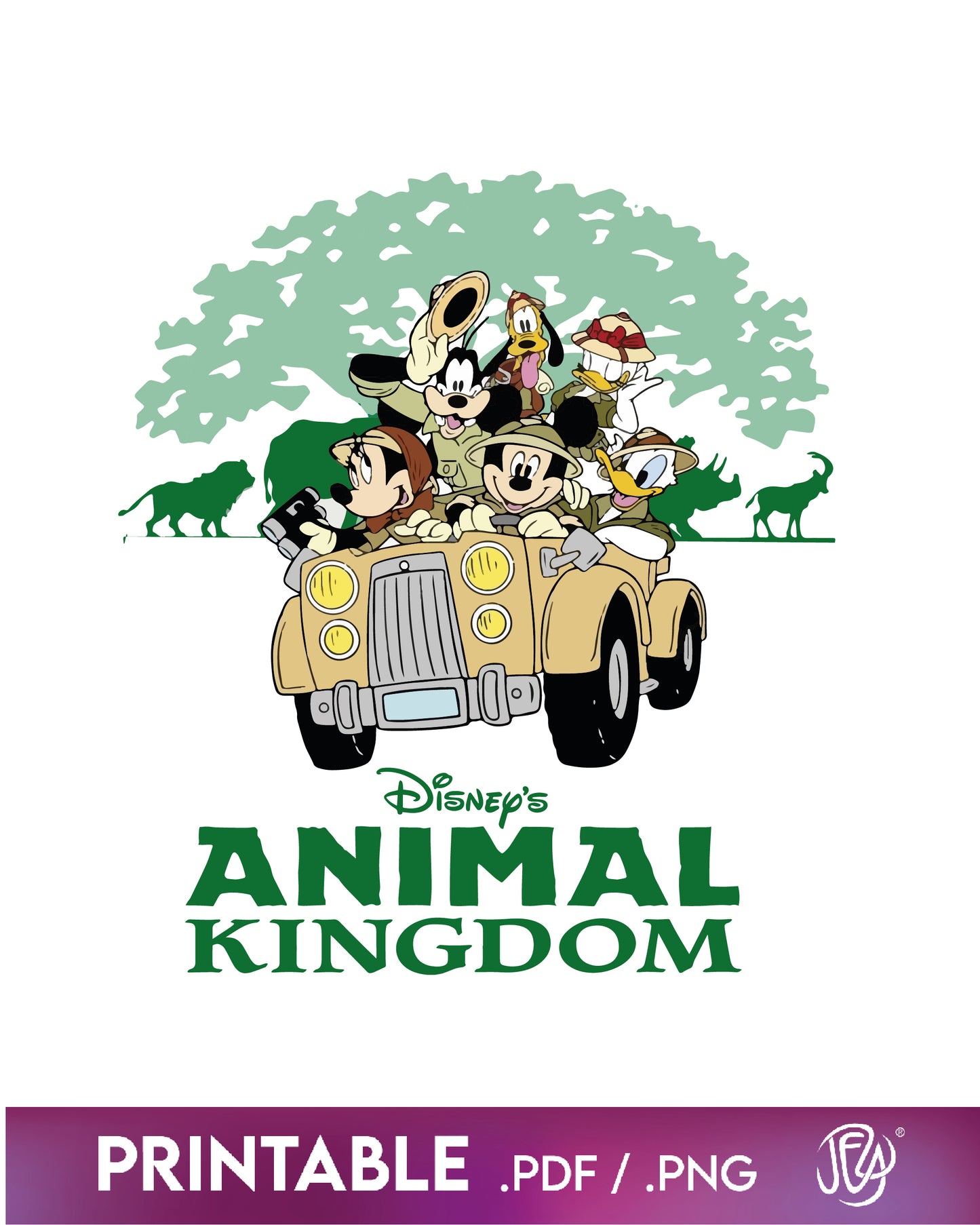 Playera 2025 Animal Kingdom Arbol