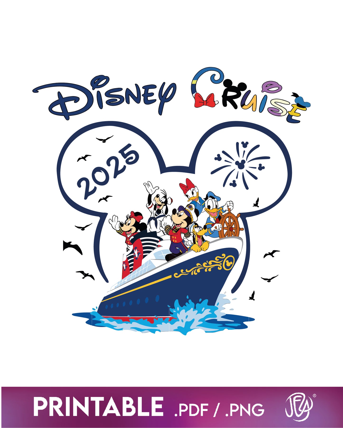 Playera Disney Crucero
