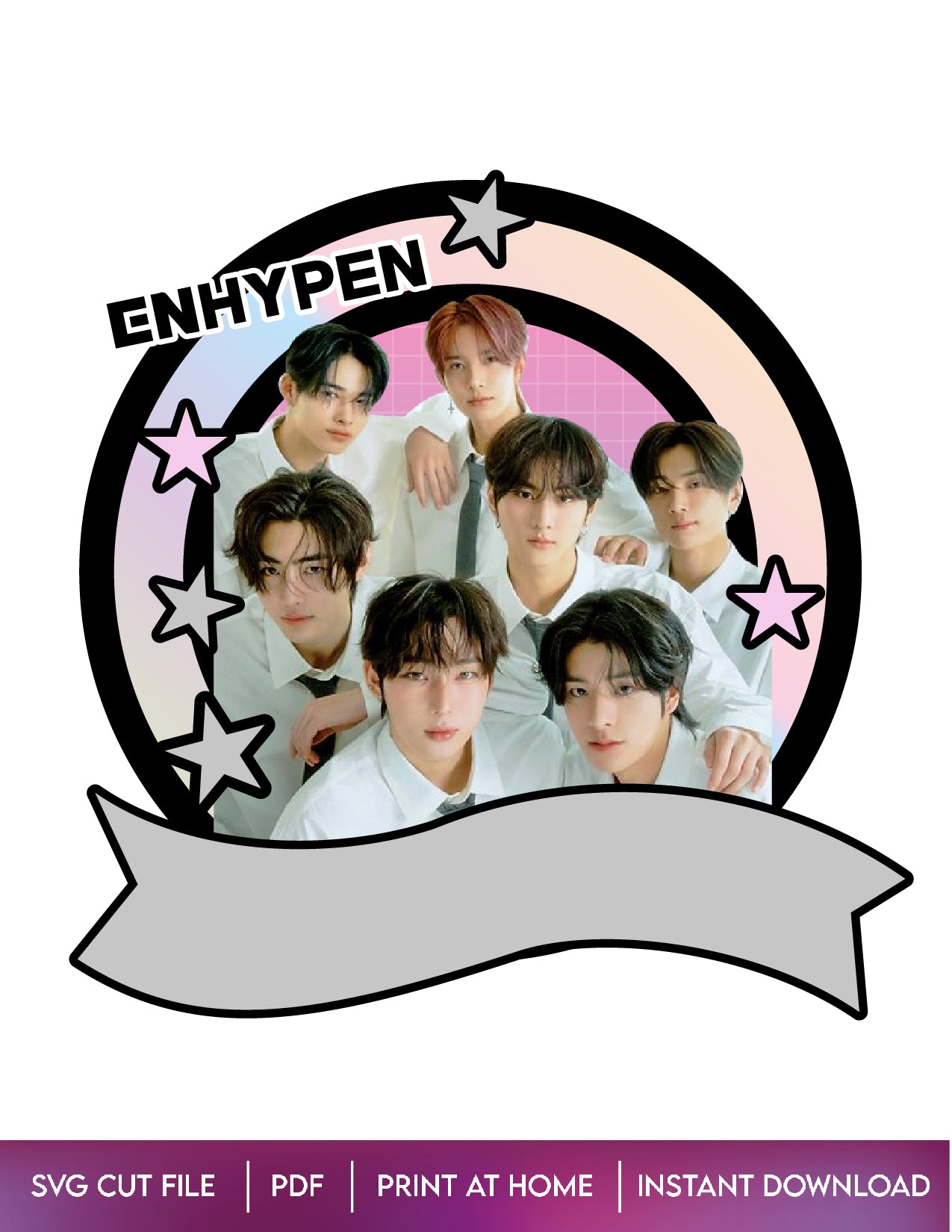 Enhypen Cake topper Design