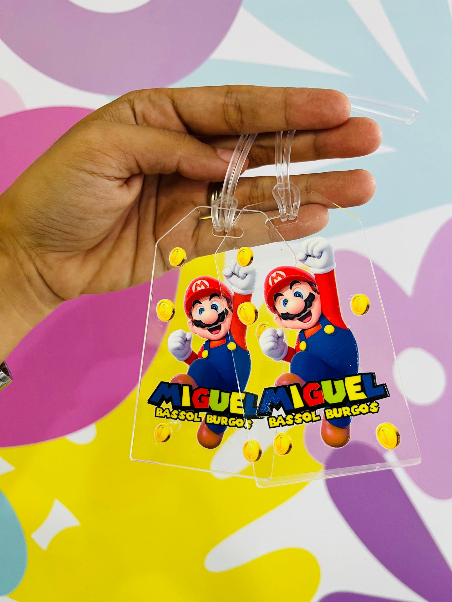 Tag para mochila