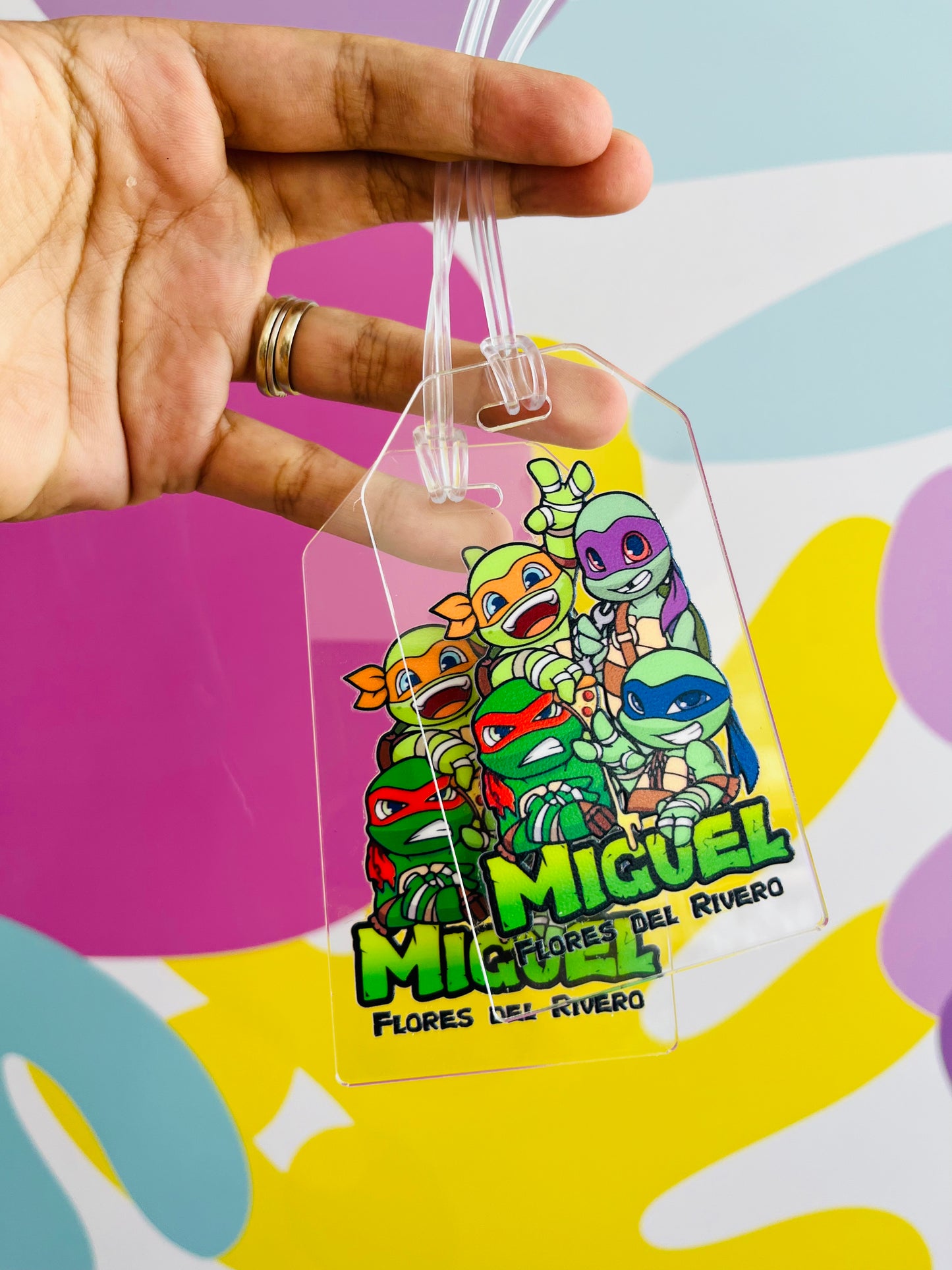 Tag para mochila
