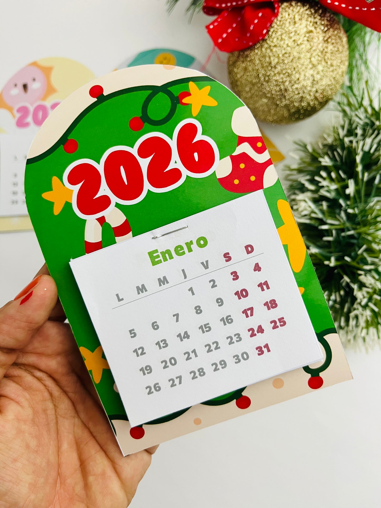 Calendario 2026 Magnético