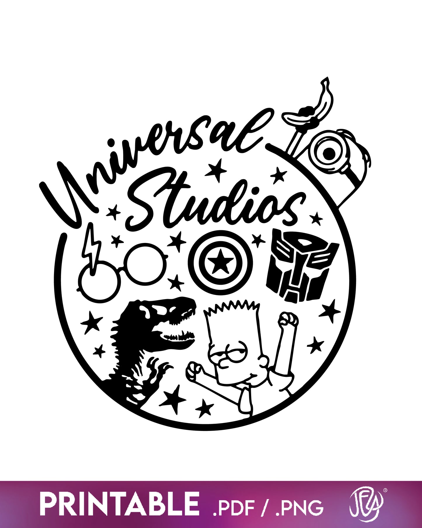 Universal Studios Shirt Design