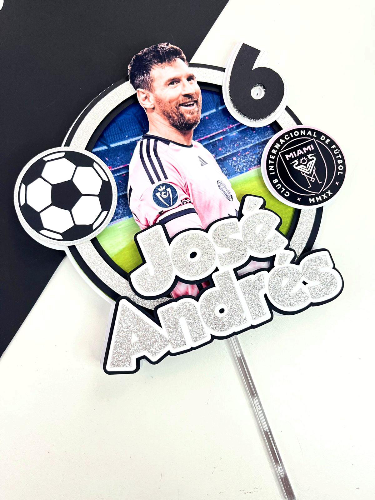 Messi Cake Topper Design