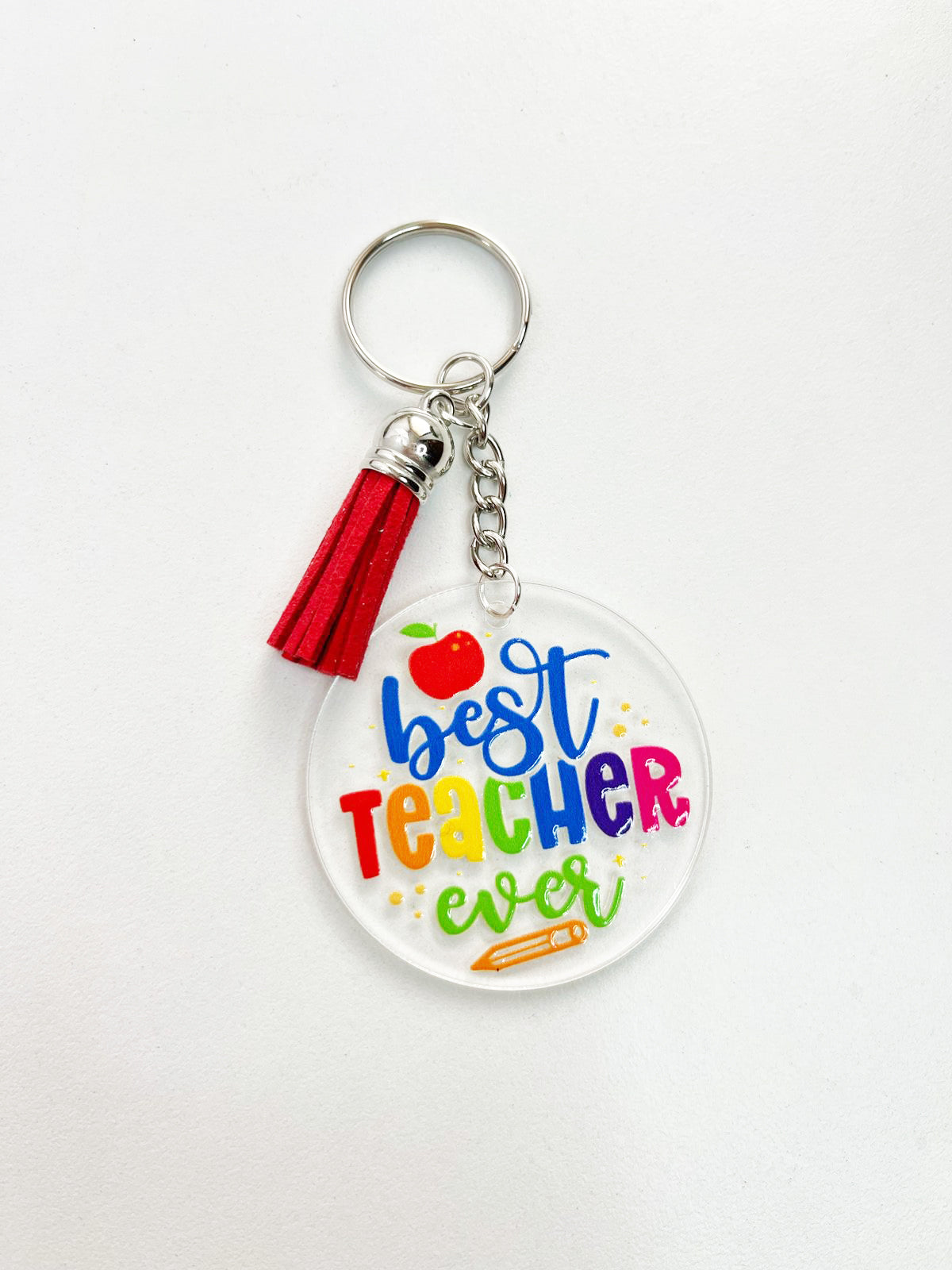 Llavero Best Teacher Ever 2