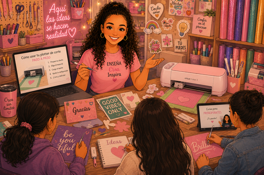 ¿Ya compraste tu Cricut pero te da miedo empezar?