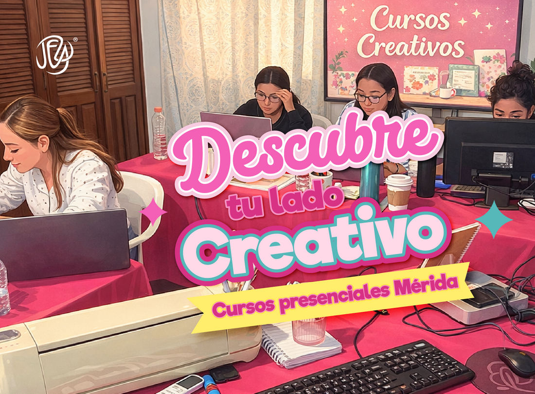 Descubre tu lado creativo con nuestros cursos presenciales de Cricut y Diseño Gráfico en Mérida