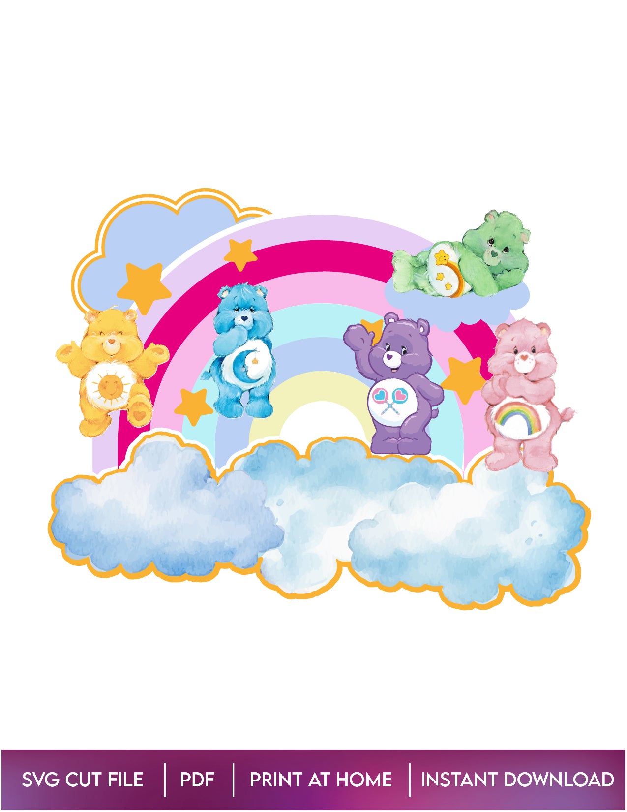 Care Bears Cake Topper