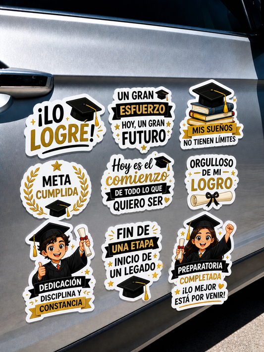 Imanes de graduación Preparatoria