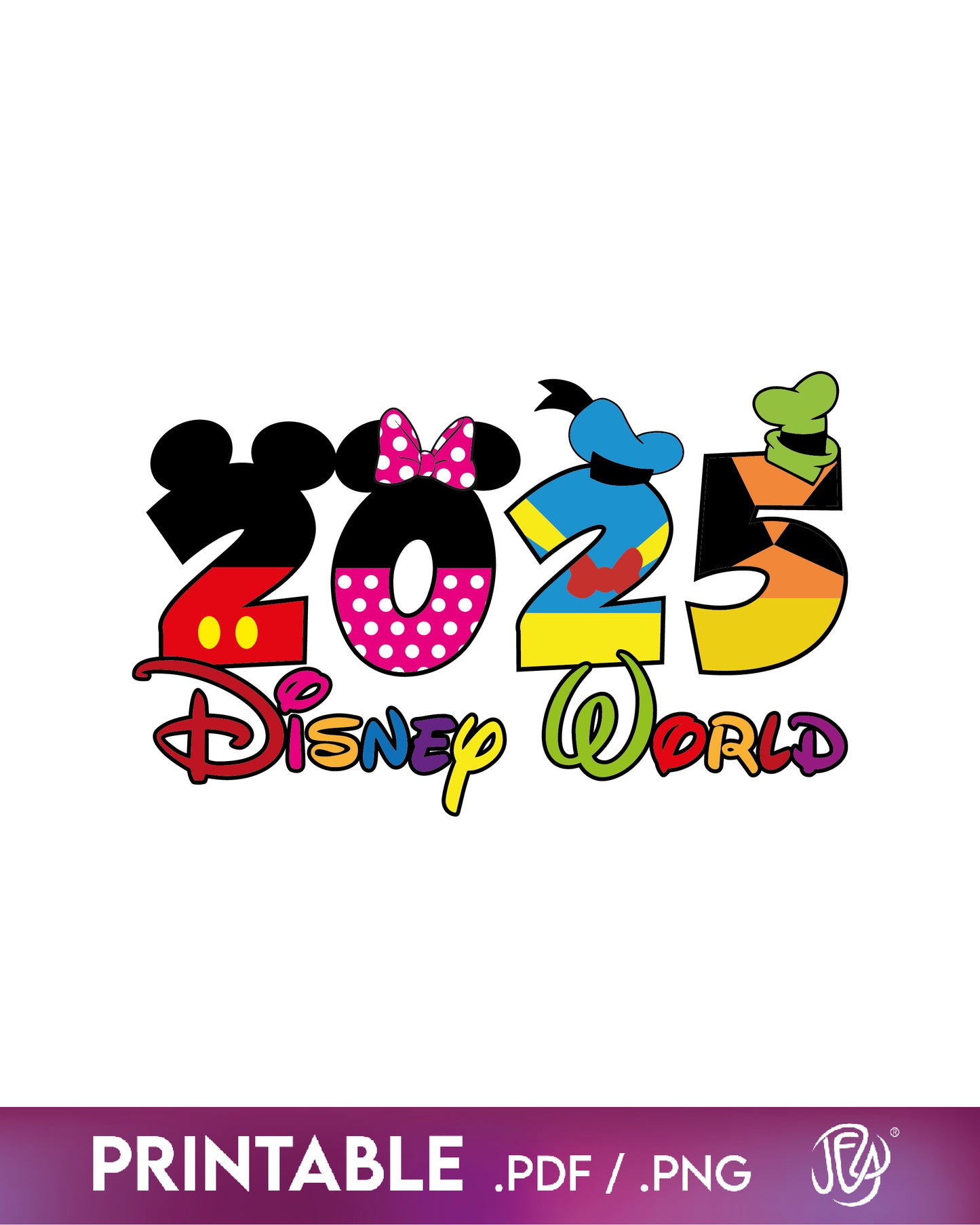 Playera 2025 Disney