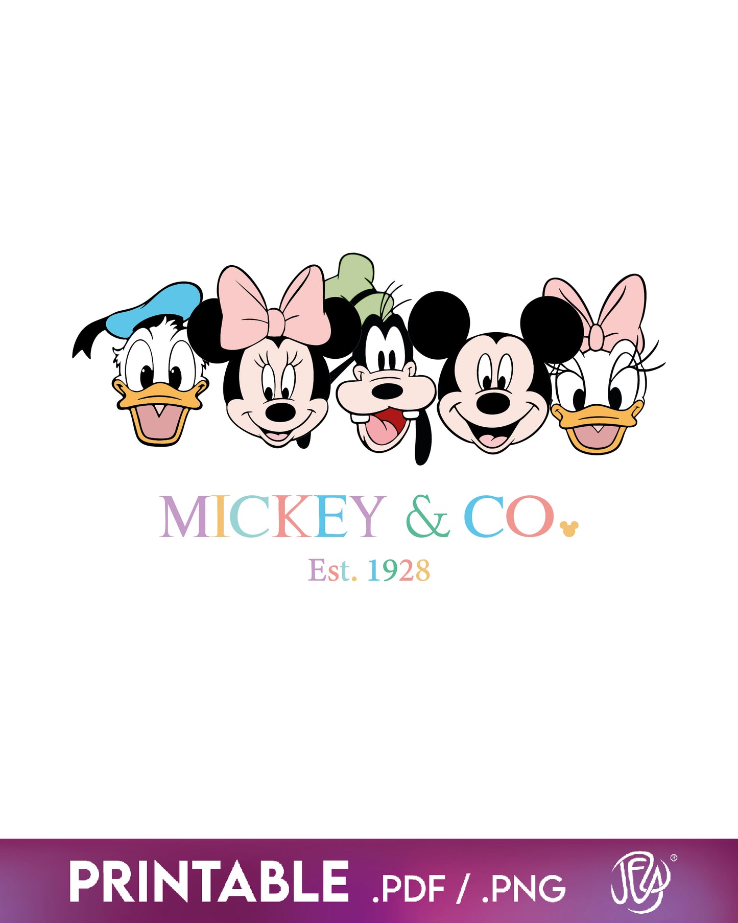 Mickey & Co T shirt Design