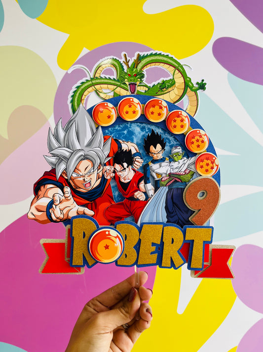 Dragon Ball Cake Topper Design