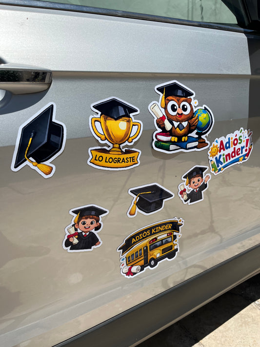 Imanes de graduación kinder