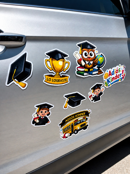 Imanes de graduación kinder