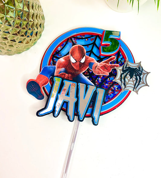 Spiderman Cake Topper Design