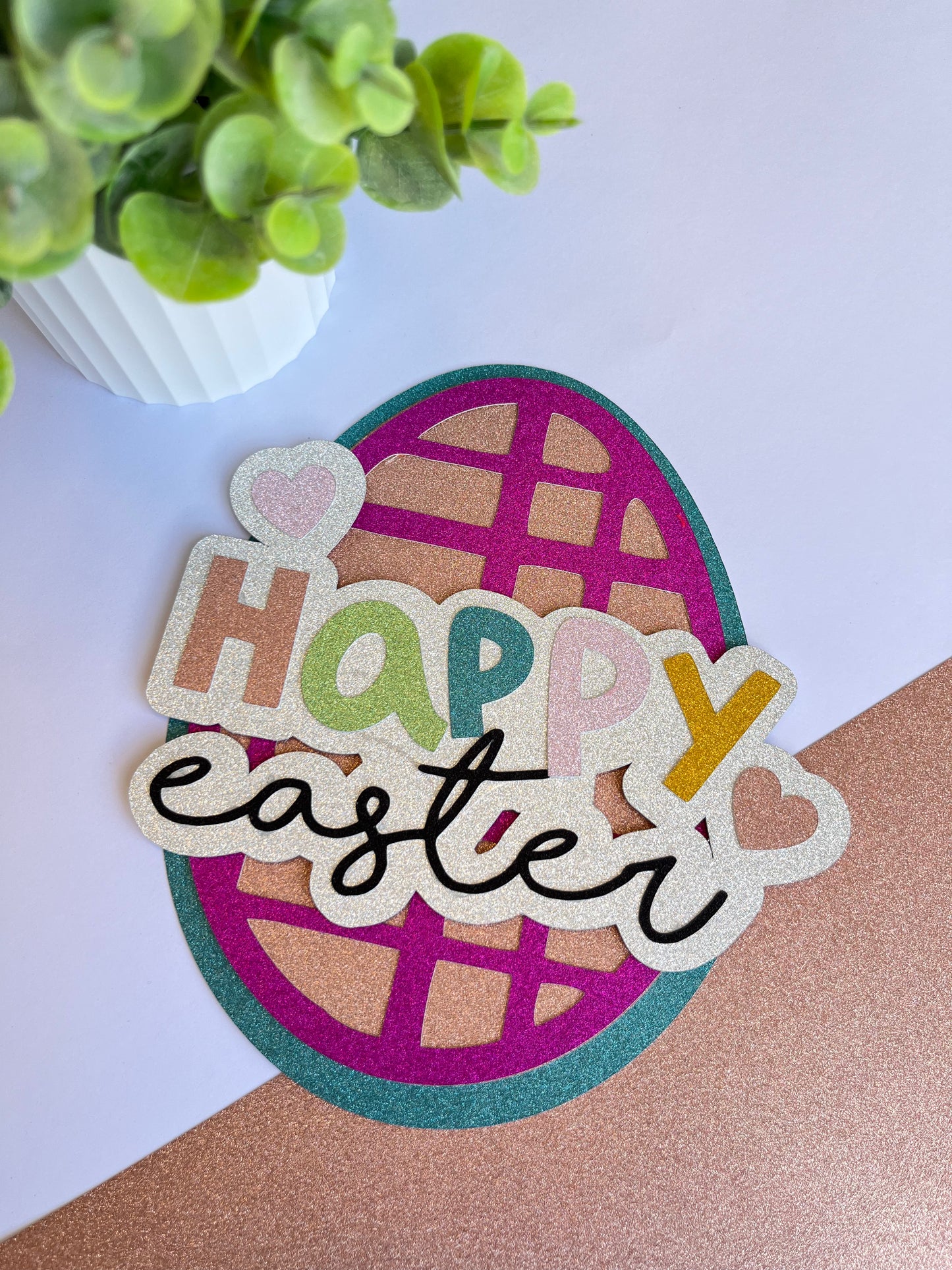 Decoración de Pascua 3D – Plantilla Digital para Cricut