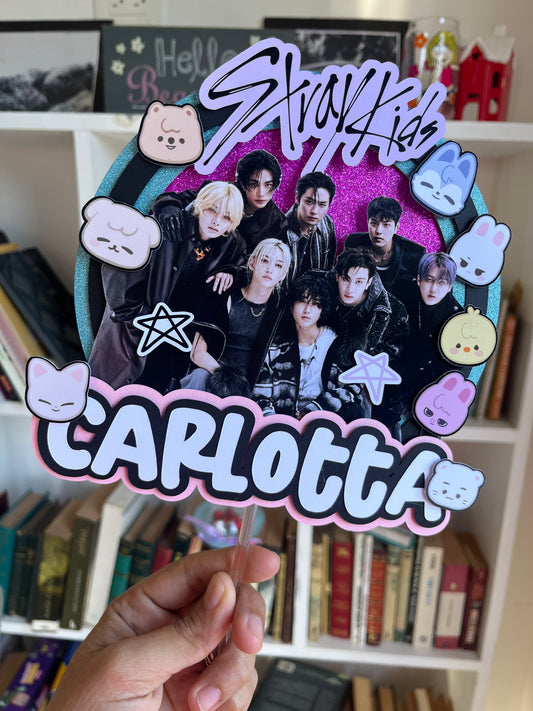 Stray Kidz Cake Topper Design