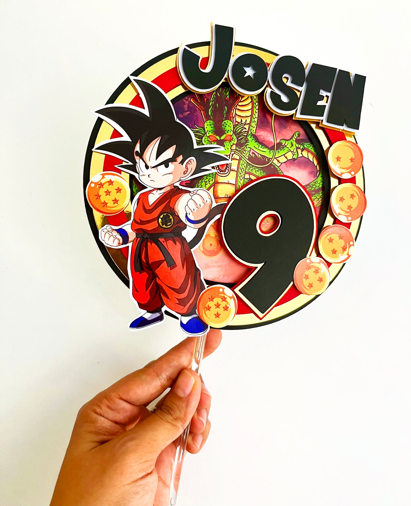 Dragon Ball Cake topper Design