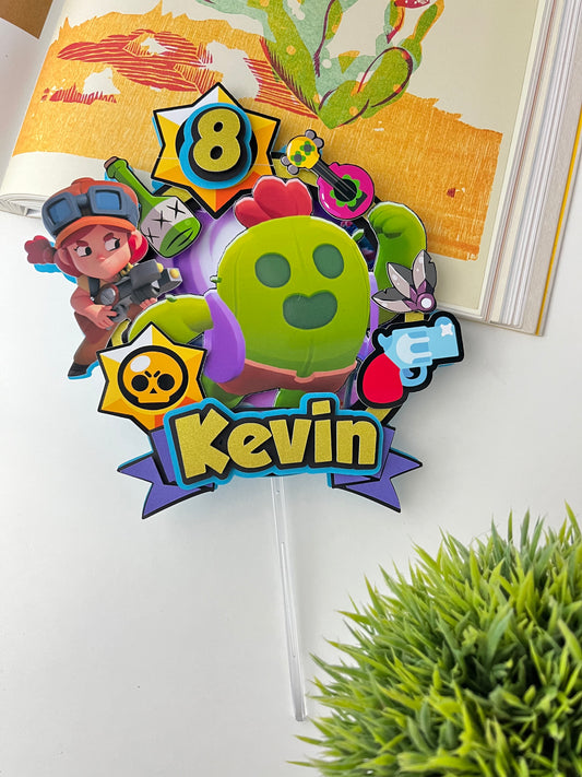 Brawl Stars Cake Topper Design