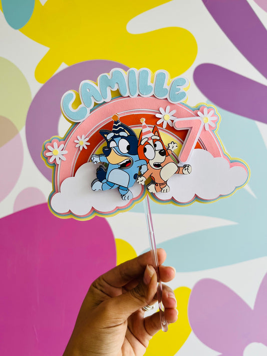 Bluey Cake Topper Design