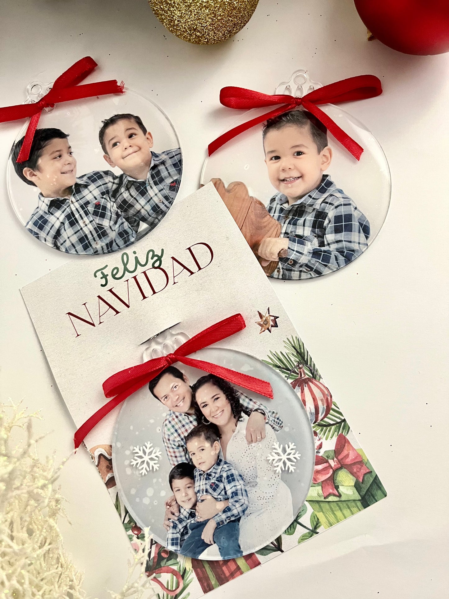 Esfera acrílica con foto