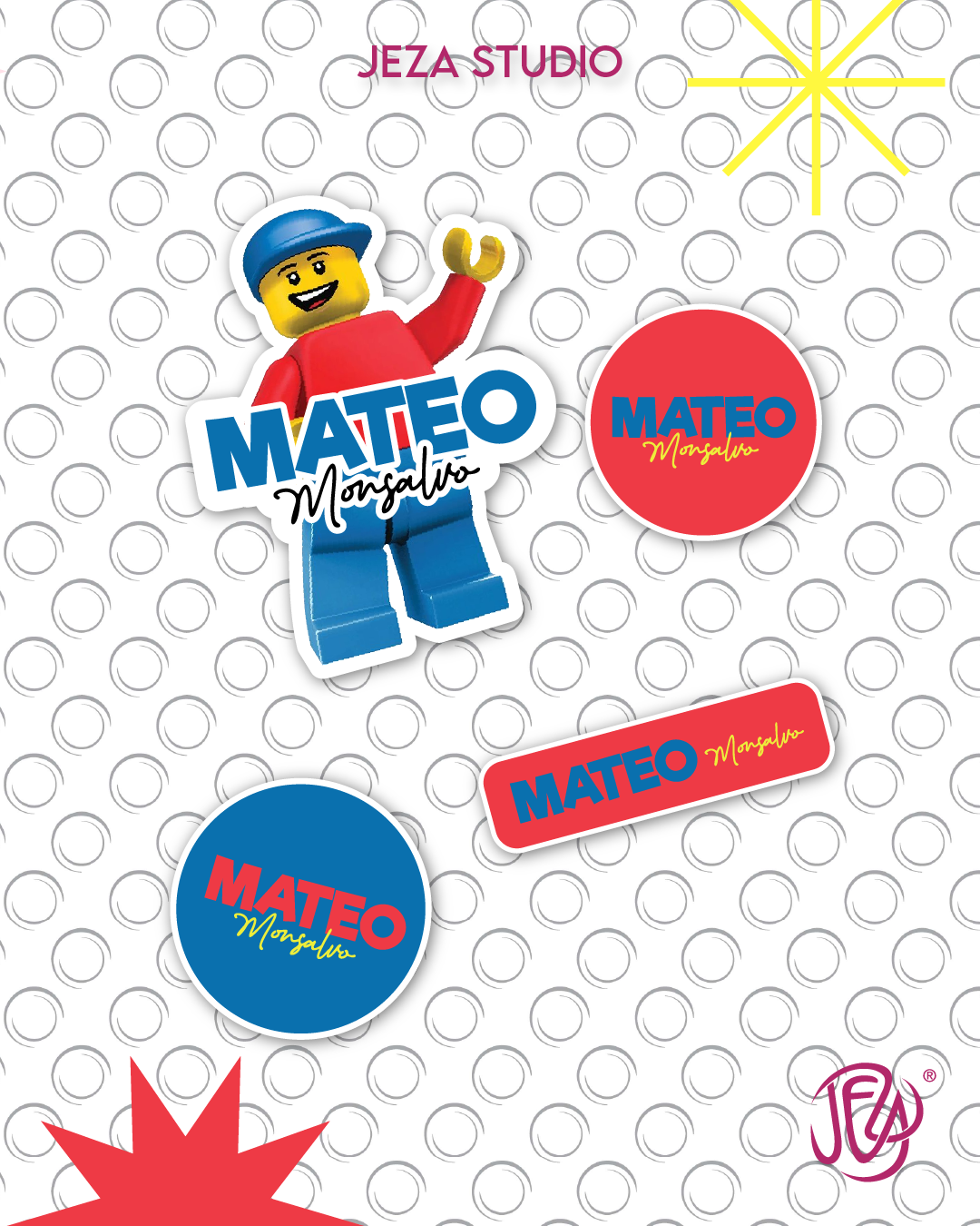 Diseño de etiquetas escolares