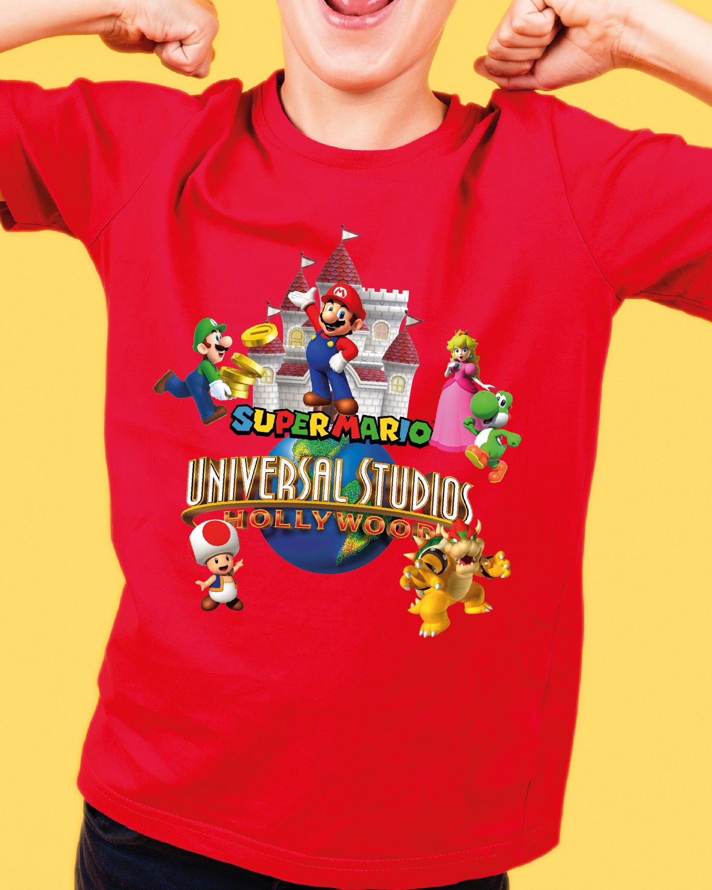 Universal Mario Shirt Design