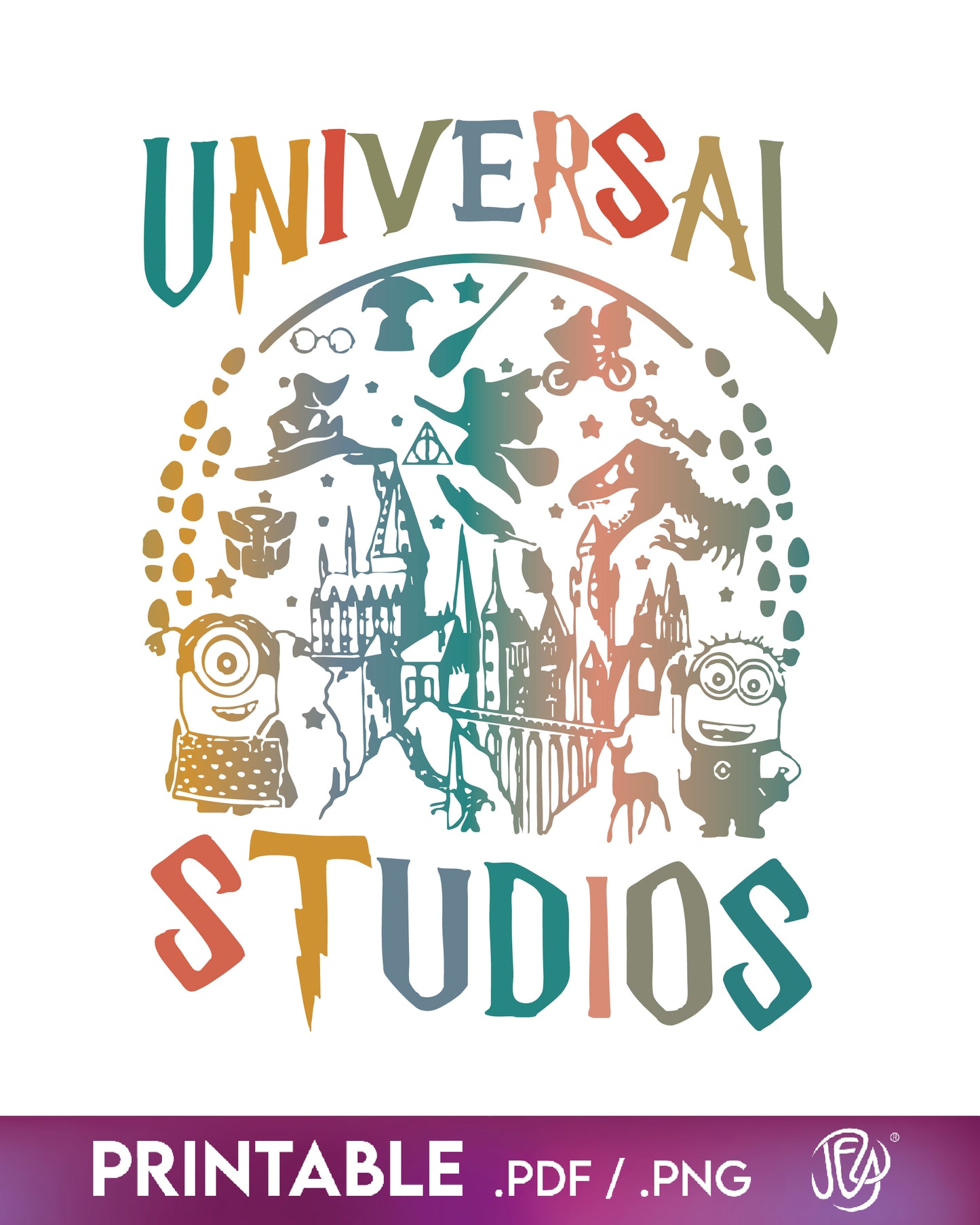 Universal Studios Gradient Design