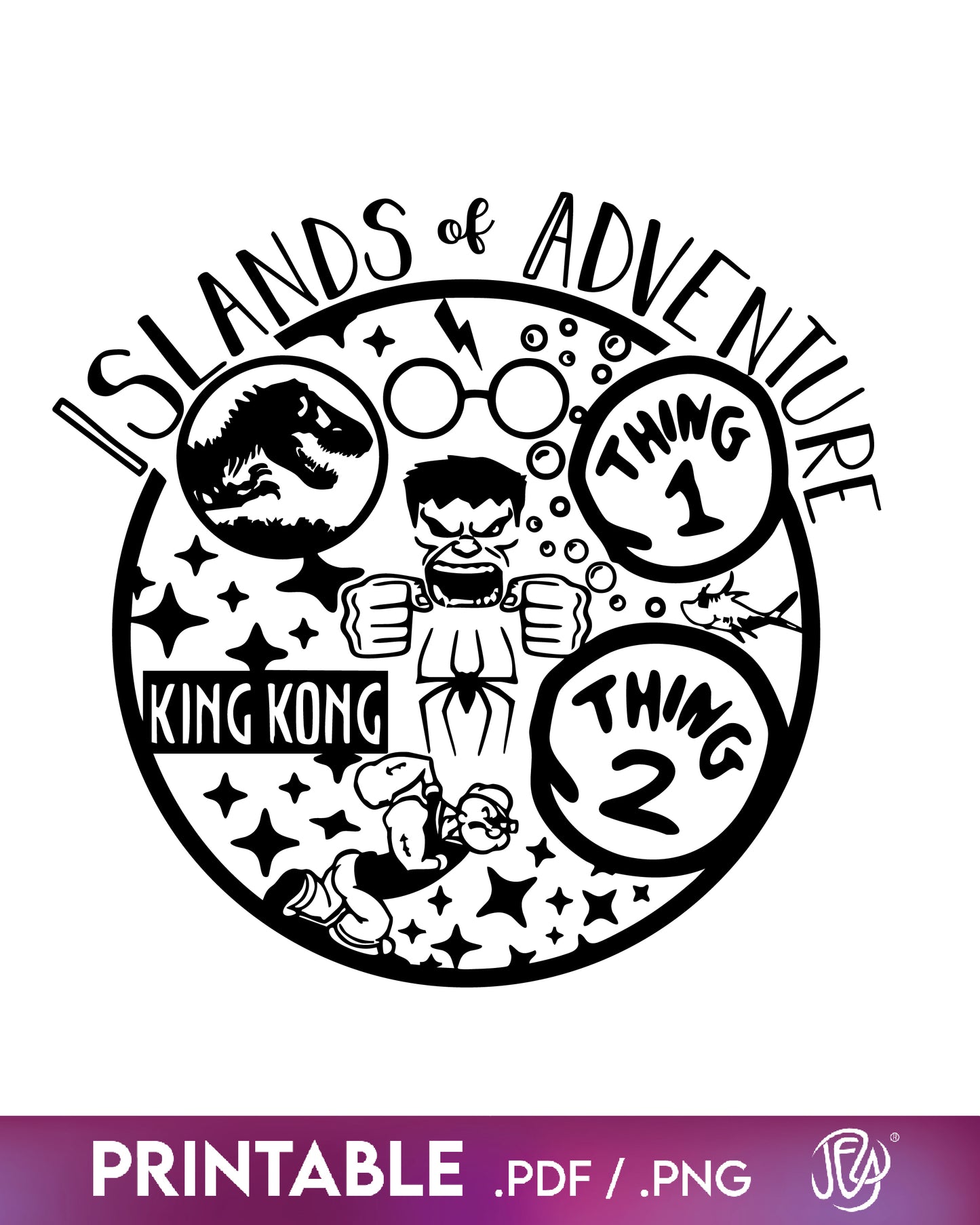 Island of Adventure Shirt Design