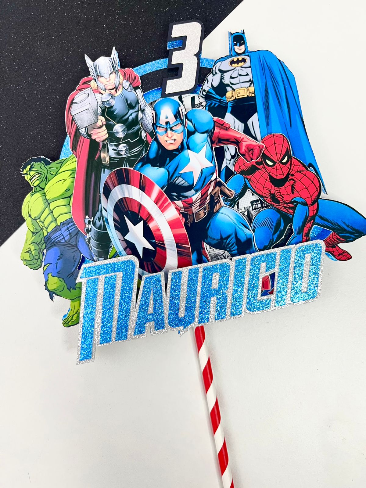Superheroes Cake Topper