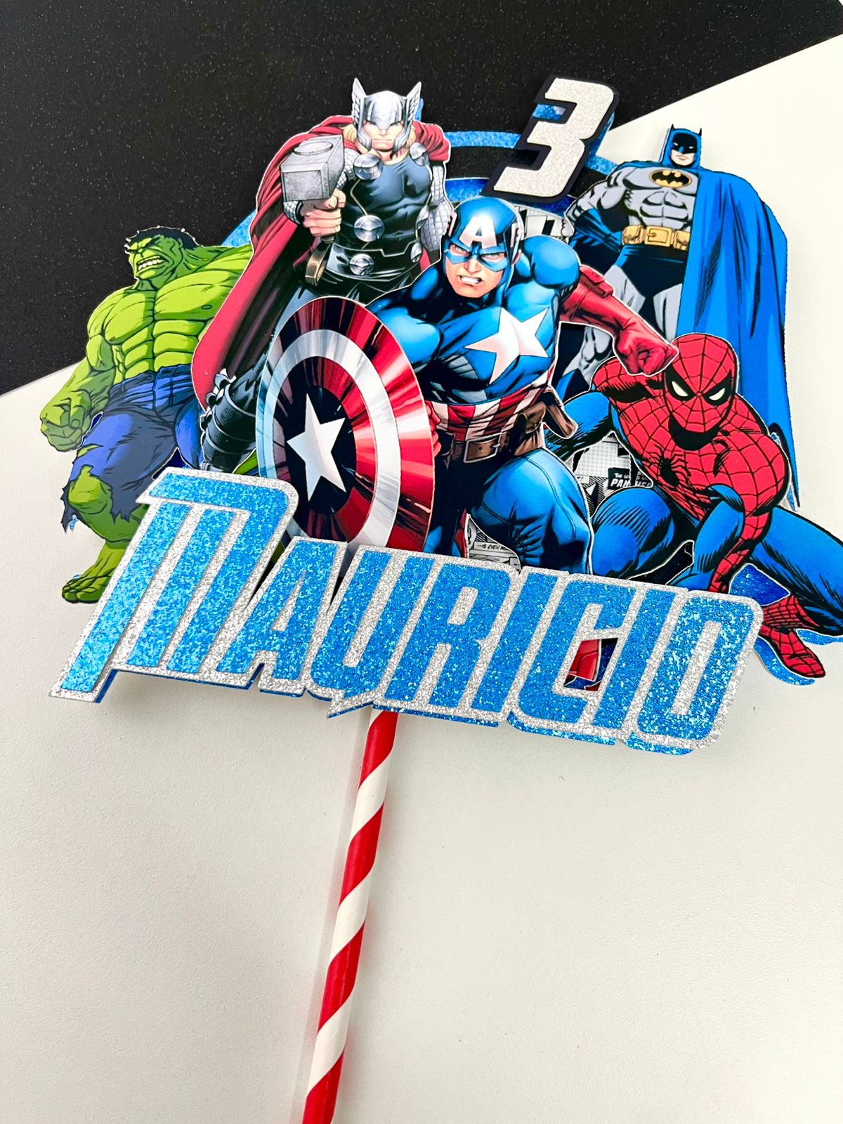 Superheroes Cake Topper