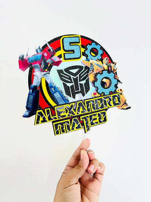 Transformers Cake Topper Design
