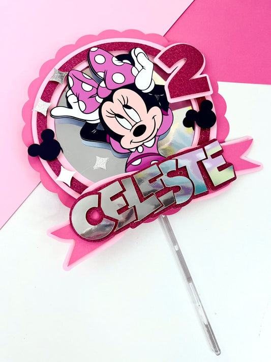 Minnie Mouse Cake Topper Design