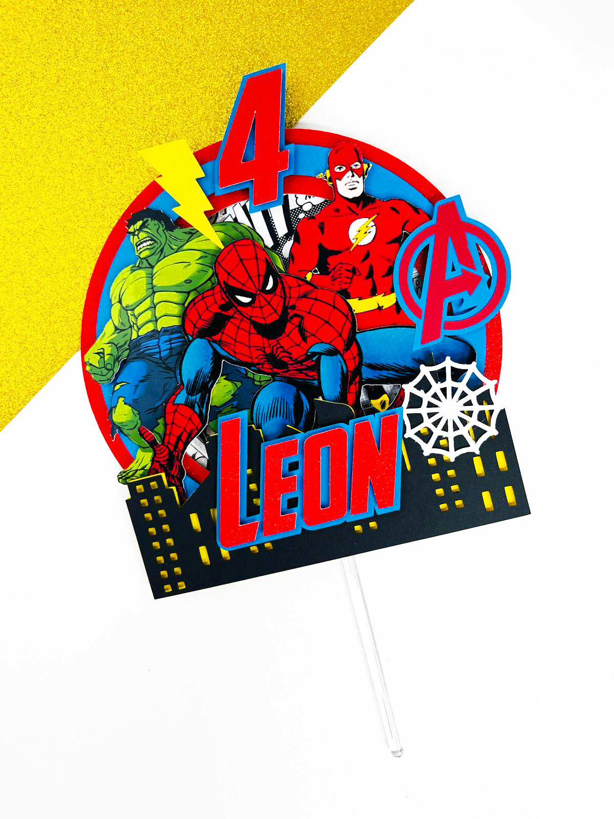 Superheroes Cake topper