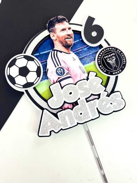 Messi Cake Topper Design