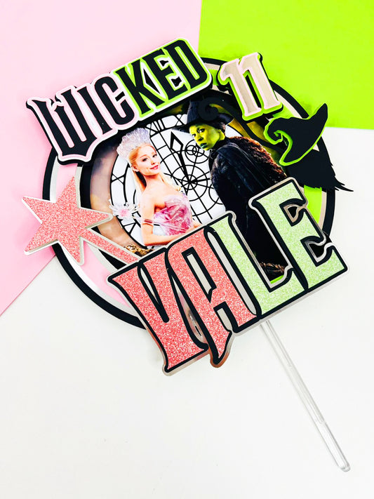 Wicked Cake Topper Design