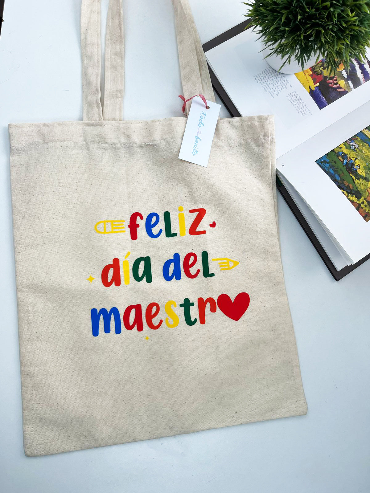 Bolsa Manta Feliz día del maestro