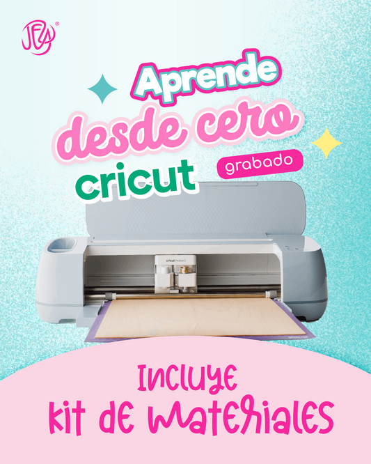 Curso Cricut Principiantes + Kit de Materiales (MX)