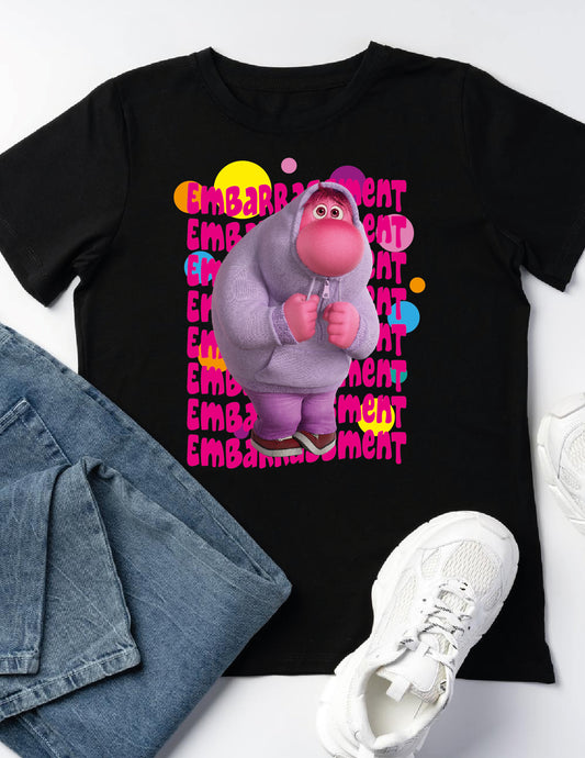 Insideout embarrassment shirt design