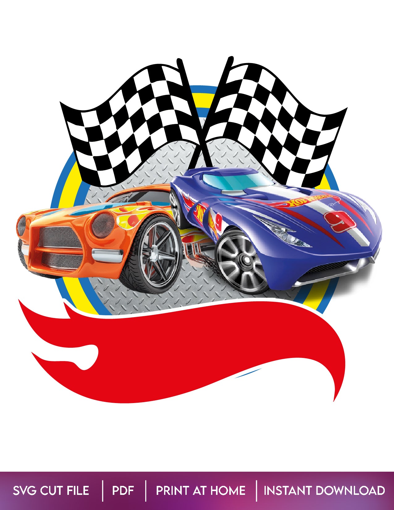 Hot Wheels Cake topper Design