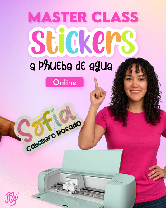 🎨 Master Class grabada: Stickers a Prueba de Agua