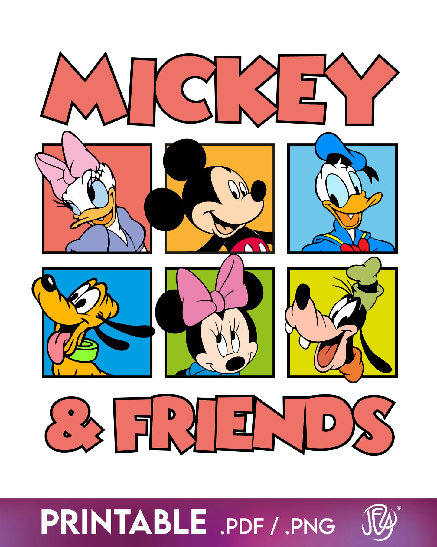 Mickey and Friends Shirt design