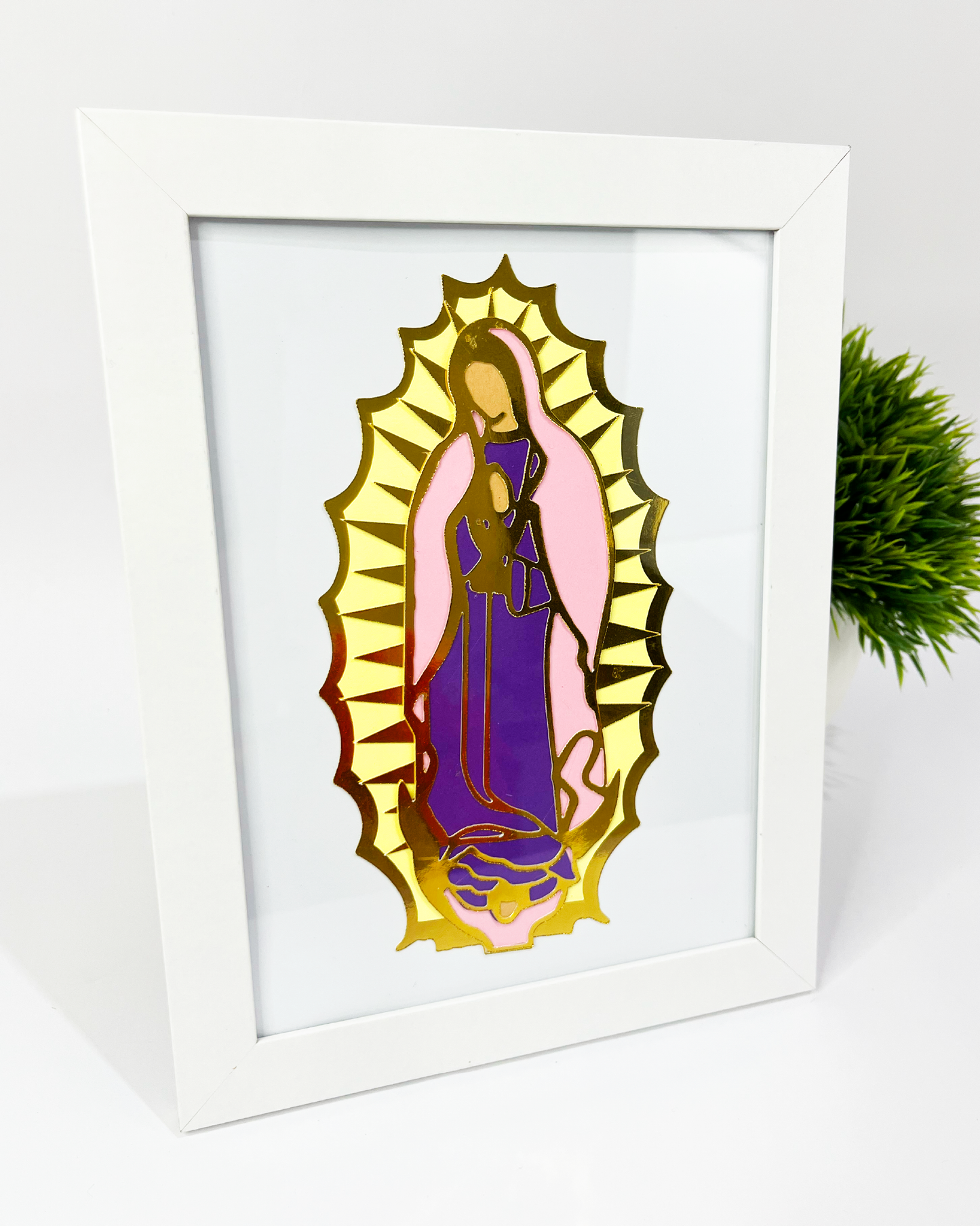 Virgencita Guadalupe Plantilla y tutorial